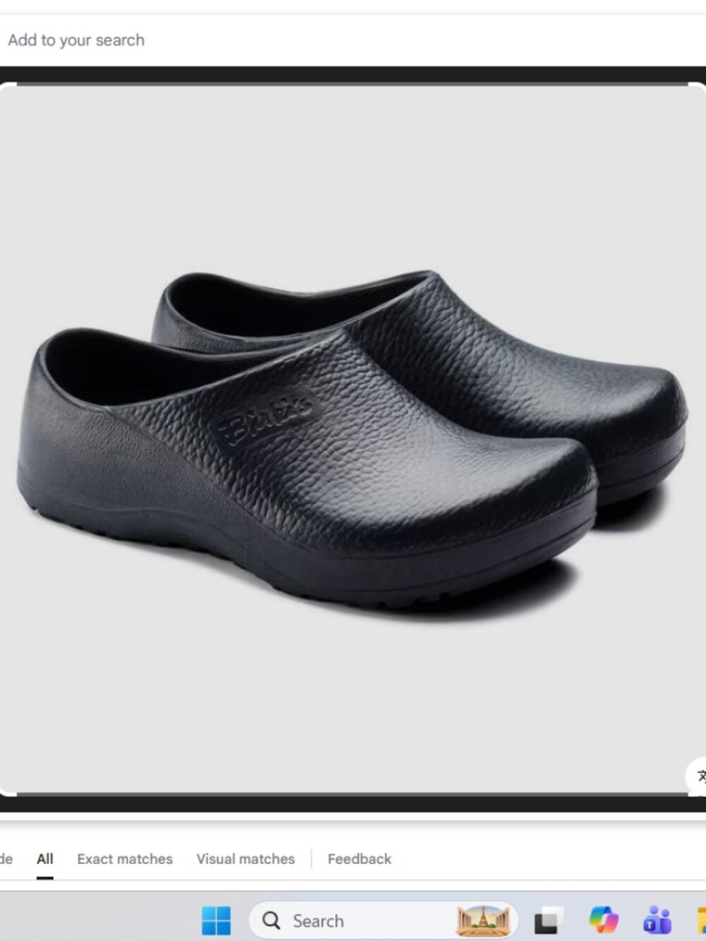 Birkenstock Women's Profi-Birki Professional Water Resistant Clogs Size 6 Black